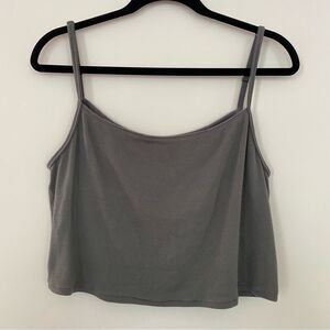 Skims Pointelle Logo Tank Top - Slate - 4x
